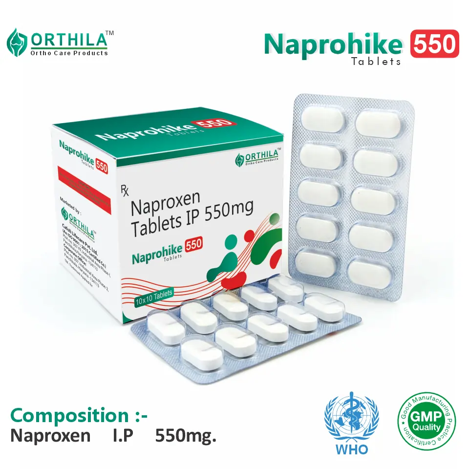 Naproxen 550mg Tablet PCD Pharma Franchise